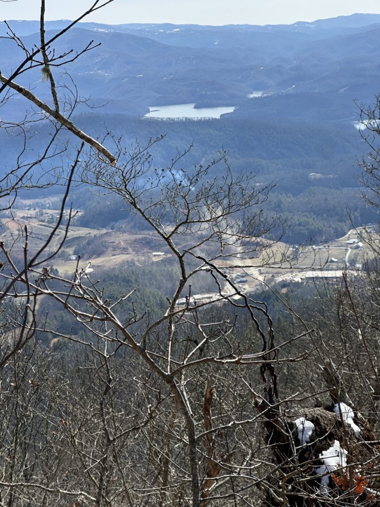 Bristol in the distance from Holston Mountain.