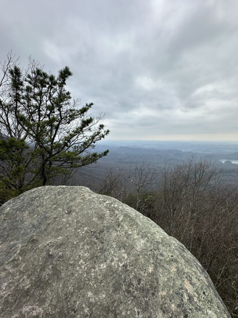 View from Flint Mill Rock. South Holston Lake and Bristol, TN in the distance.