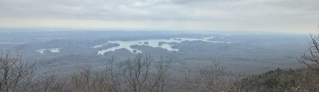 South Holston Lake vista from Holston Mountain.