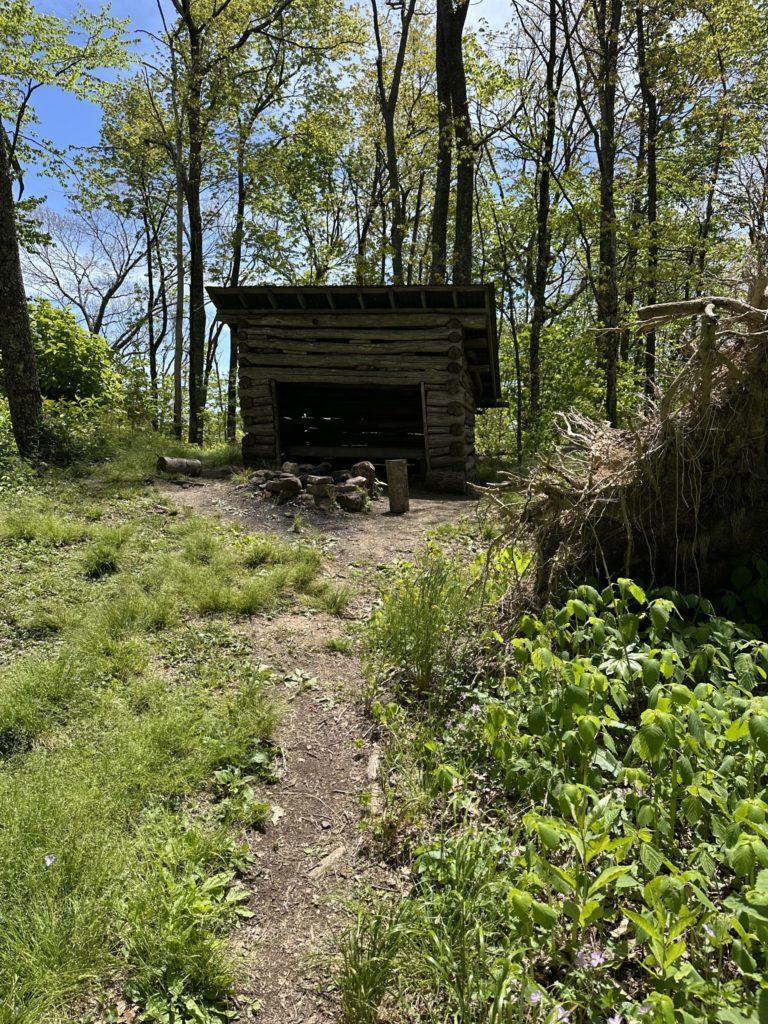 uncomfortable silence | Small shelter sitting just off the trail. Waiting for the next hiker. | Christian practice of solitude