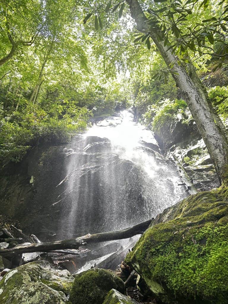 Coon Den Falls. A hidden gem neaa Dennis Cove in East Tennessee