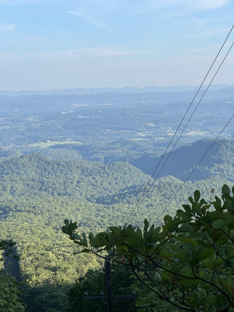 Why did Jesus enter the wilderness? | Eremos | View of Bristol, TN from Morrell Trail on Holston Mountain in Bluff City, TN